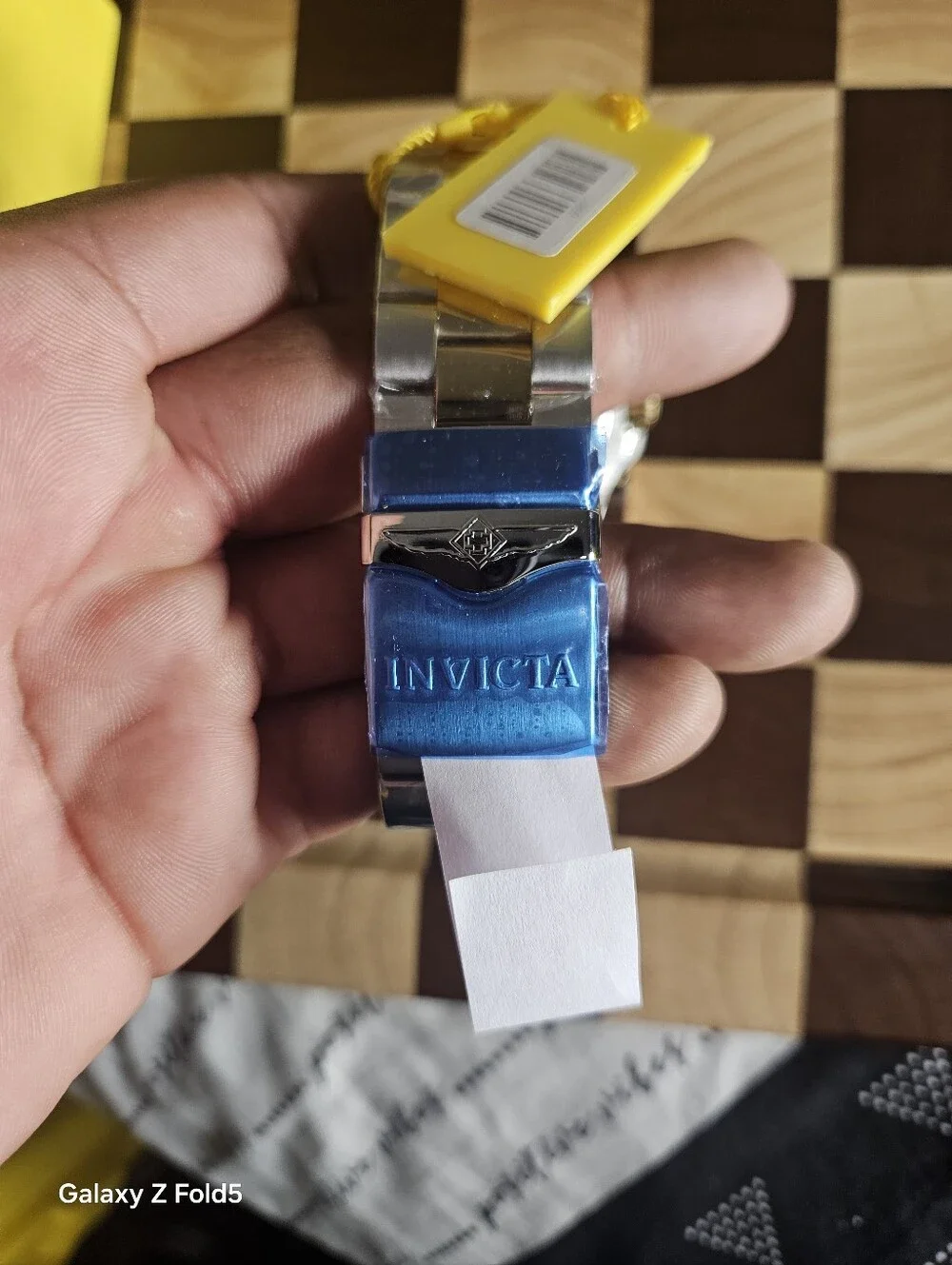 Invicta Bolt Silver and Gold Men's Chronograph Cable-Accent Watch 52mm
